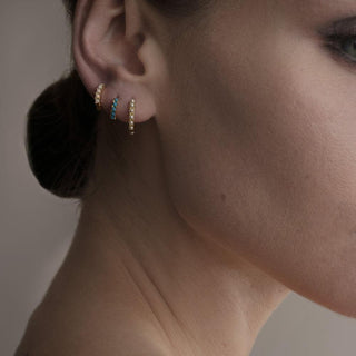 ASTRAL + TURQUOISE HUGGIE | EARRINGS SET