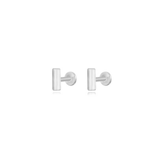 PLAIN BAR | FLAT BACK SILVER