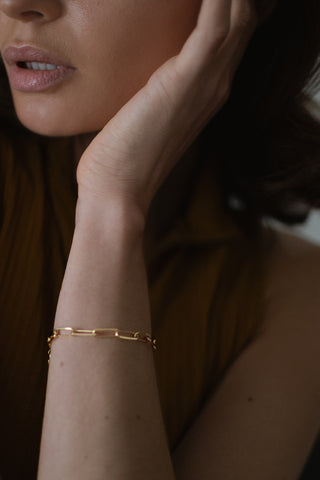 Paperclip Bracelet from One Dame Lane Fine Irish Jewellery