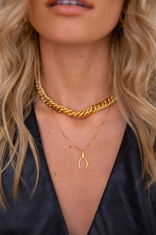 WISH BONE || NECKLACE