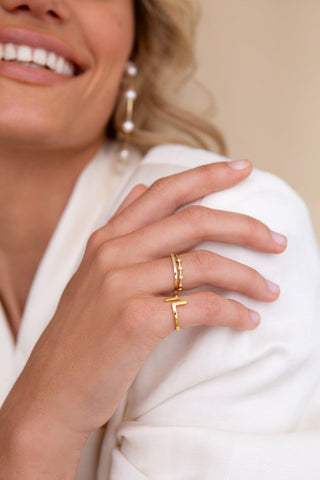 YVES |  HALF ETERNITY RING