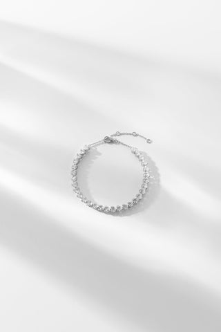 DIAMOND HEART | BRACELET SILVER