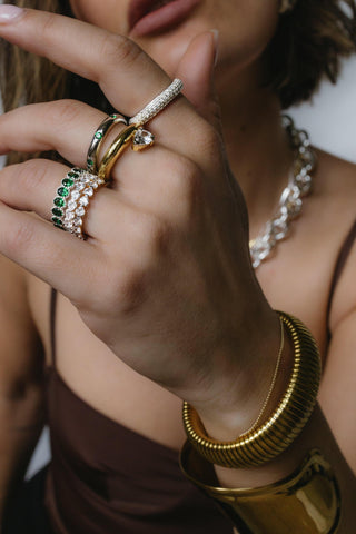 DIAMOND HEART | RING SILVER