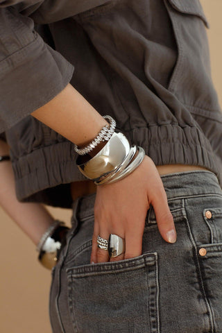 BOBBIE | BANGLE SILVER