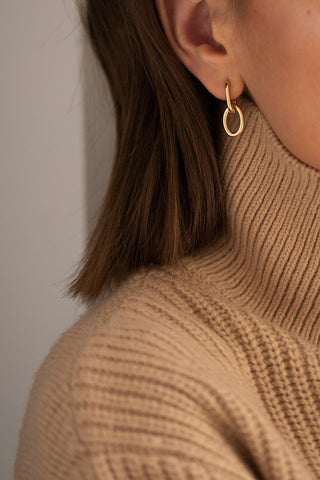 OVAL LINK | EARRINGS