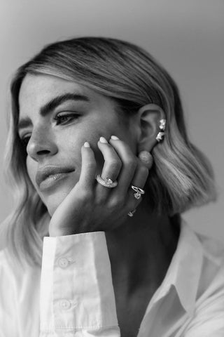 LAUREN | RING PAVÉ SILVER