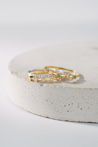 YVES |  HALF ETERNITY RING