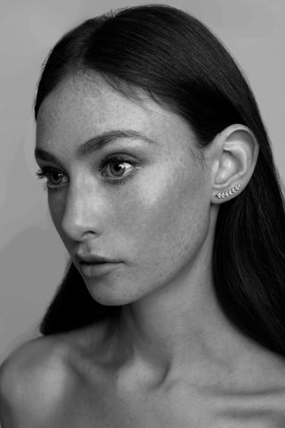 LAUREL | EAR CLIMBER SILVER