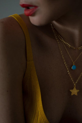 TURQUOISE HOWLITE | NECKLACE