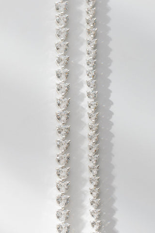 DIAMOND HEART | BRACELET SILVER