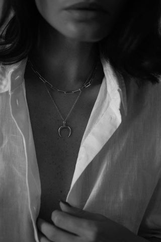 WISH MOON | NECKLACE SILVER