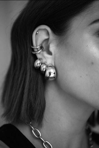 ROZ | MINI HOOPS SILVER