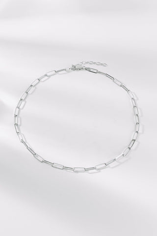 PAPERCLIP CHAIN | NECKLACE SILVER
