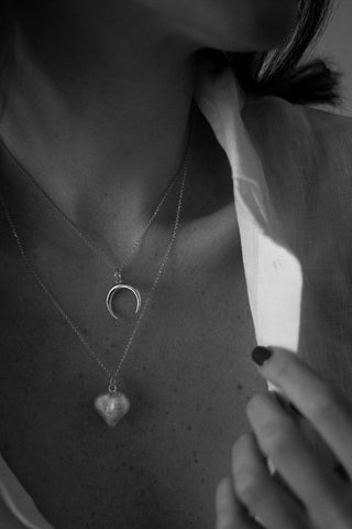 WITH ALL MY HEART | NECKLACE SILVER