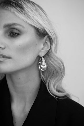 RAQUEL | HOOPS SILVER