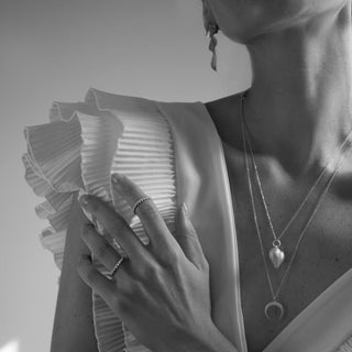 WITH ALL MY HEART | NECKLACE SILVER