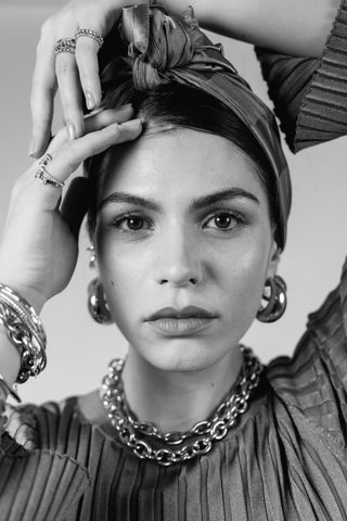 ROZ | HOOPS SILVER