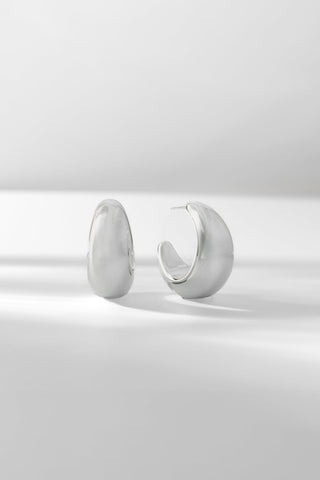 ROZ | HOOPS SILVER