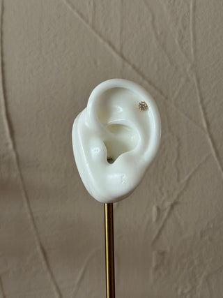 CZ FLOWER GOLD | FLAT BACK