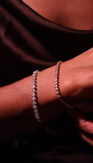 DIAMOND HEART | BRACELET SILVER