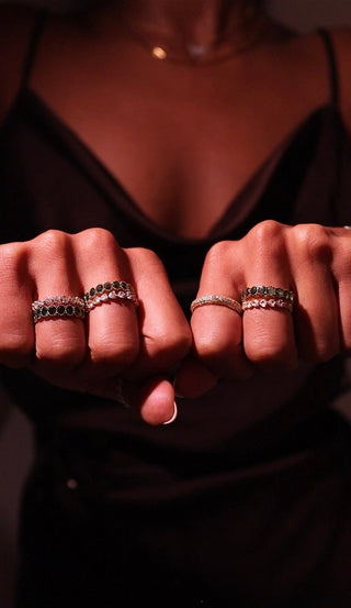 DIAMOND HEART | RING SILVER