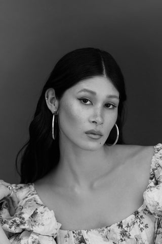 KYLIE | HOOPS LARGE SILVER
