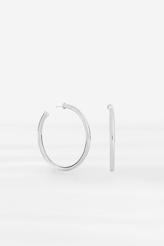 KYLIE | HOOPS MEDIUM SILVER