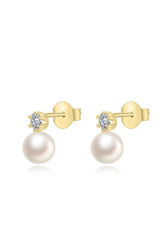 AIDEEN | PEARL STUD EARRINGS