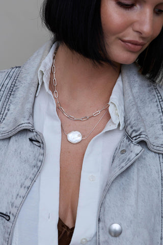 ALBA | NECKLACE SILVER