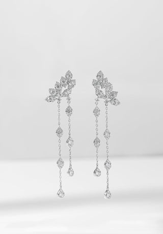 LADY | DROP EARRINGS SILVER