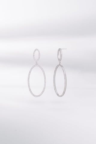 OVELLE | DROP EARRING SILVER