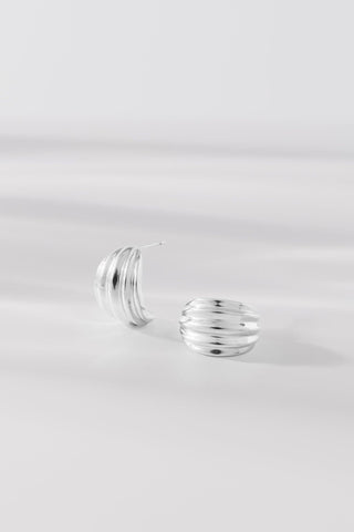 RAFAELLA | SILVER MINI HOOPS