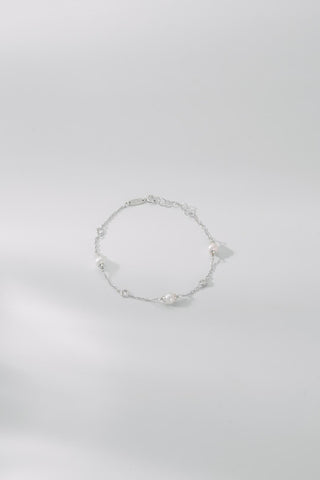VIV | WHITE GOLD PEARL BRACELET