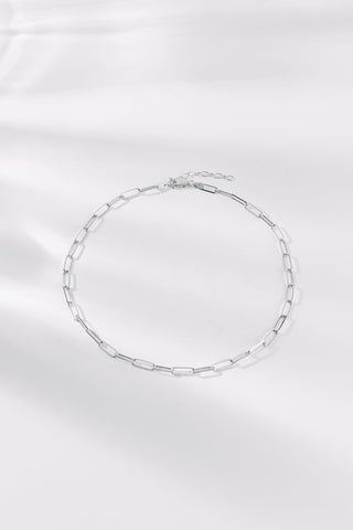 PAPERCLIP CHAIN | NECKLACE SILVER