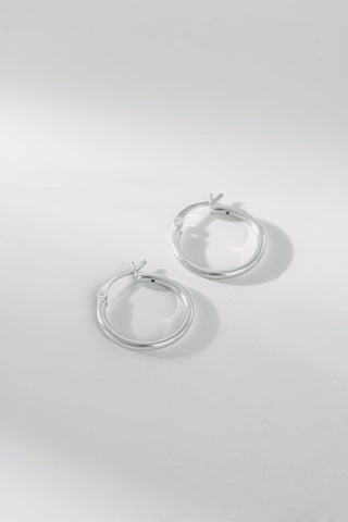 ESTELLE | HOOPS SILVER