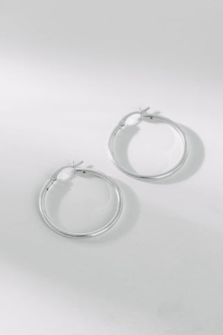 ESTELLE | HOOPS SILVER
