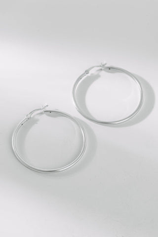ESTELLE | HOOPS SILVER