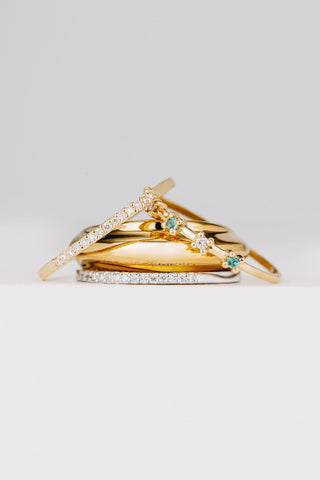 YVES |  HALF ETERNITY RING