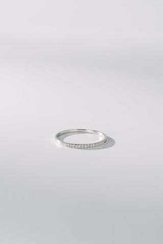 YVES | HALF ETERNITY RING WHITE GOLD