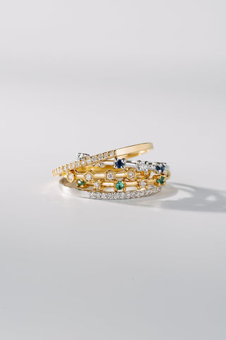 YVES |  HALF ETERNITY RING