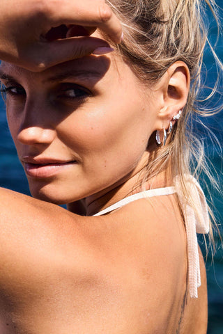 FLORAL | STUD SILVER