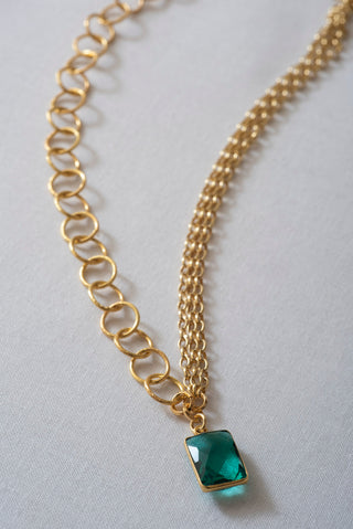 Green Amethyst Necklace