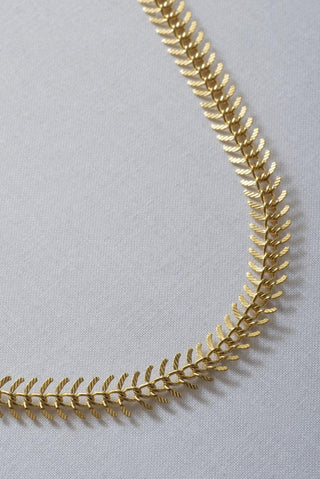 FISH BONE + TURQUOISE HOWLITE NECKLACE | SET