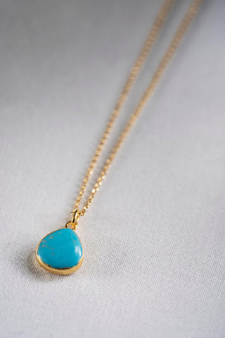 TURQUOISE HOWLITE | NECKLACE