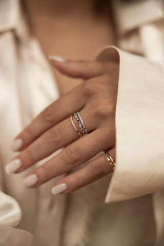 YVES |  HALF ETERNITY RING