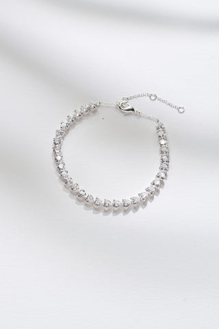 DIAMOND HEART | BRACELET SILVER