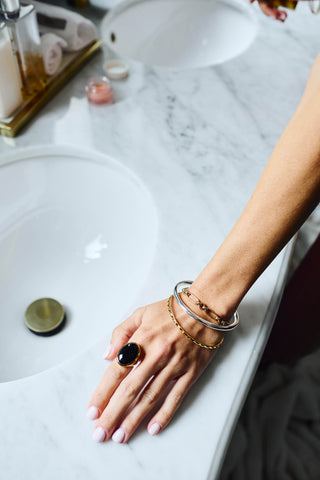 ROZ | BANGLE SILVER