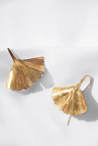 GINKGO | DROP EARRINGS [large]