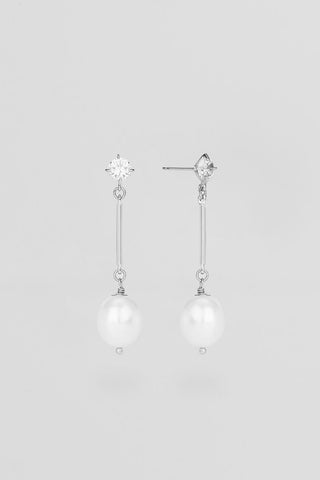 ELSIE DROP | EARRINGS SILVER