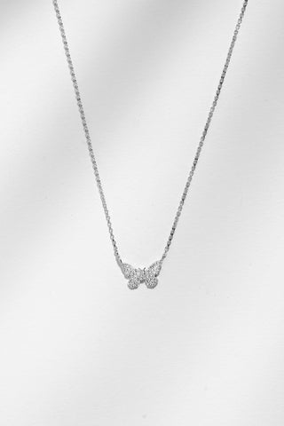 SPARKLE BUTTERFLY | NECKLACE SILVER
